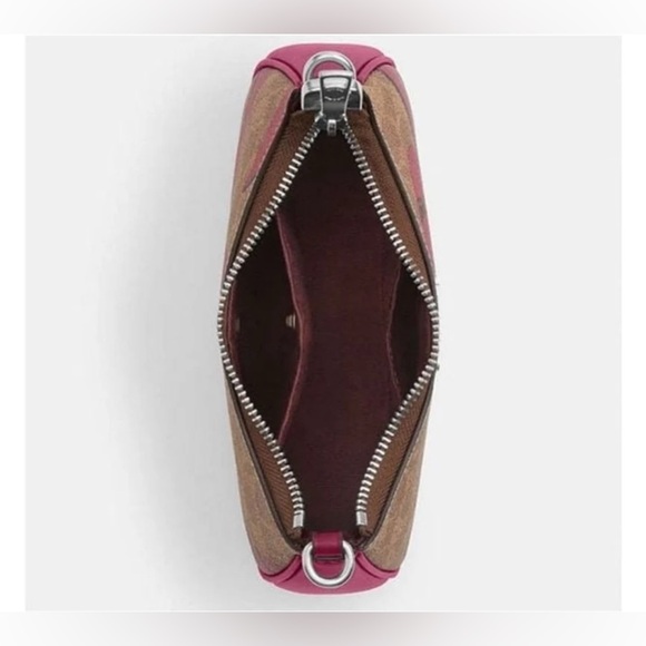 SALE !!!!!   🎀COACH TERI MINI IN SIGNATURE CANVAS BOW PRINT - NEW WITH TAGS - Picture 3 of 5